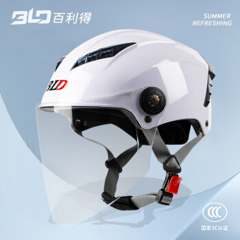 百利得（BLD）M23电动车头盔3C夏盔男女通用夏季轻便式摩